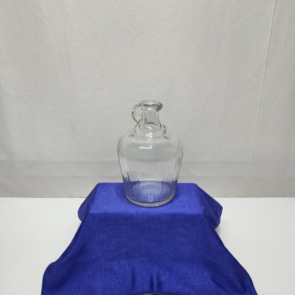 White House Pure Apple Cider Vinegar Glass Jug 1Qt Ribbed Design Vintage 1920 - Picture 4 of 9